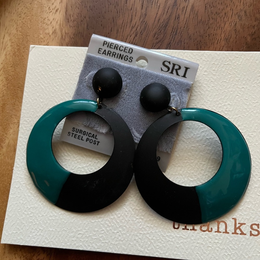 Vintage Studded Hoops